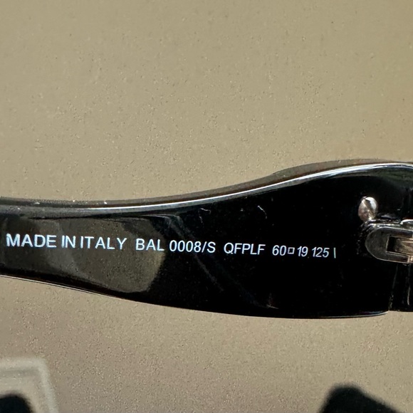 BALENCIAGA WOMEN SUNGLASSES WITH CASE. Style BL 0008/S 04 100% Authentic EUC - Picture 5 of 11